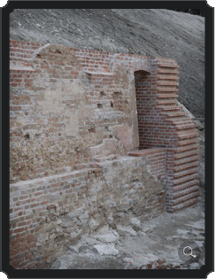Twierdza Zamość - Relikty murów Słoniczoła Bastionu VI