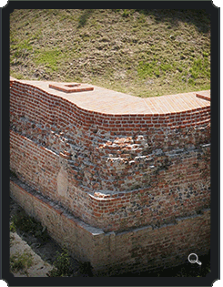 Twierdza Zamość - Relikty murów Słoniczoła Bastionu VI