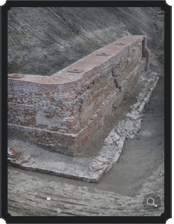 Twierdza Zamość - Relikty murów Słoniczoła Bastionu VI