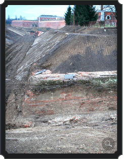 Twierdza Zamość - Relikty murów Słoniczoła Bastionu VI